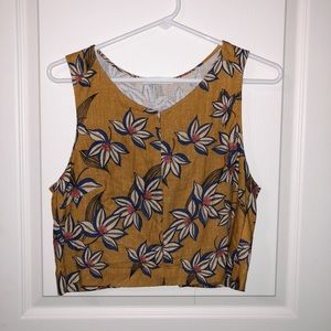 Floral Cropped Tank